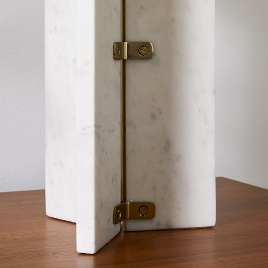 marble slab table lamp