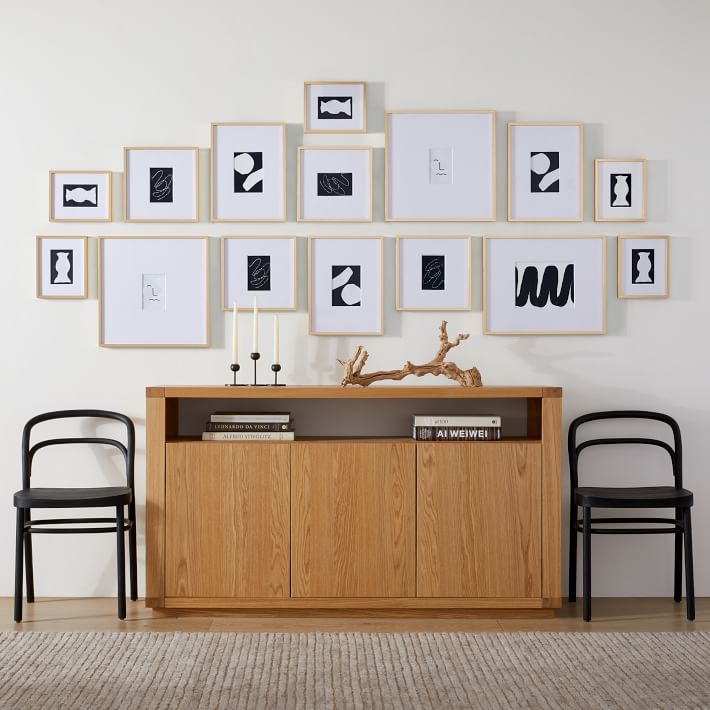 The Connoisseur Long Gallery Frames Set (Set of 15) | West Elm