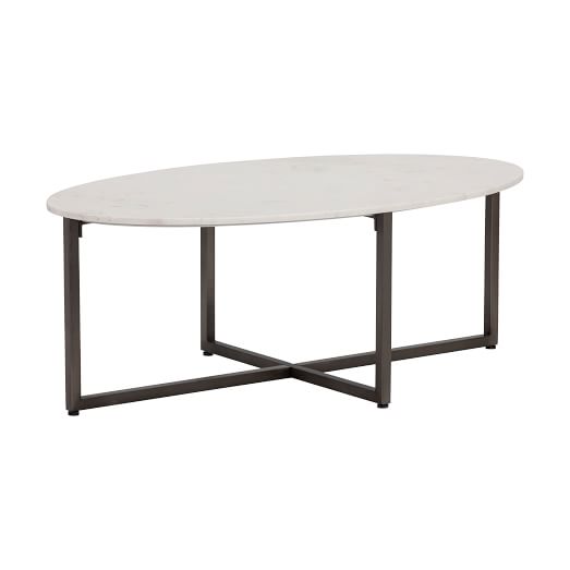 west elm oval coffee table