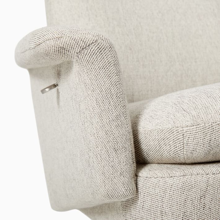 west elm crescent recliner