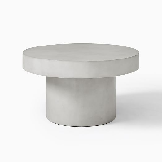 concrete coffee table west elm