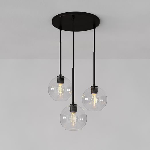 west elm 3 pendant light