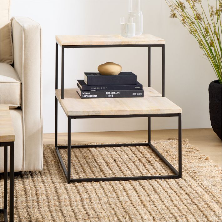 west elm tiered coffee table