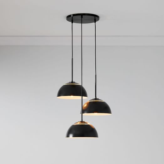 west elm black chandelier