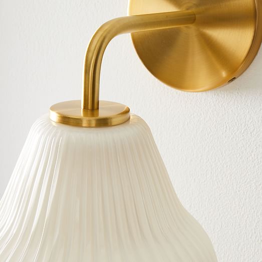 ribbed sconce