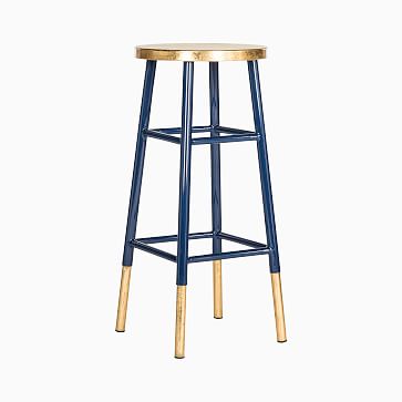 gold dipped counter stool