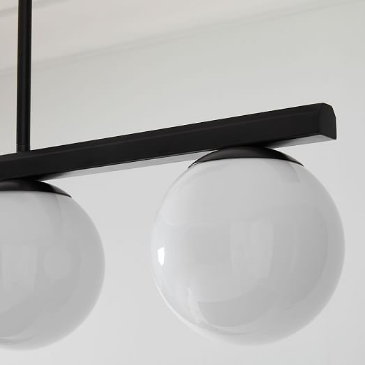 west elm linear chandelier