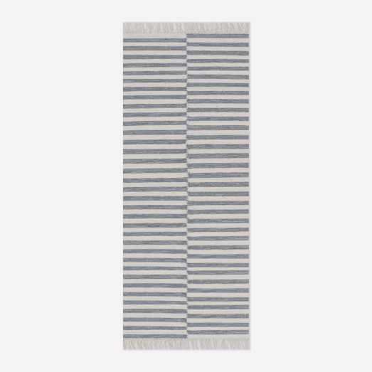 Blue Stripe Rug West Elm