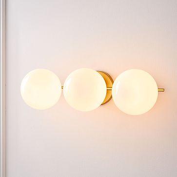 three light sconce