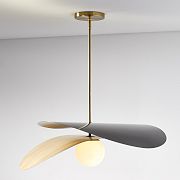 mid century hall light