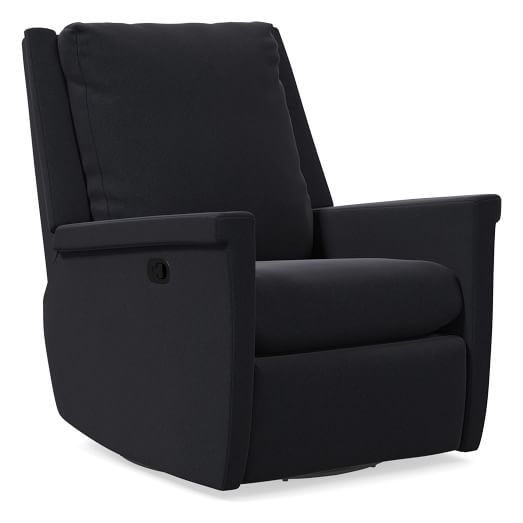 black nursery glider chair