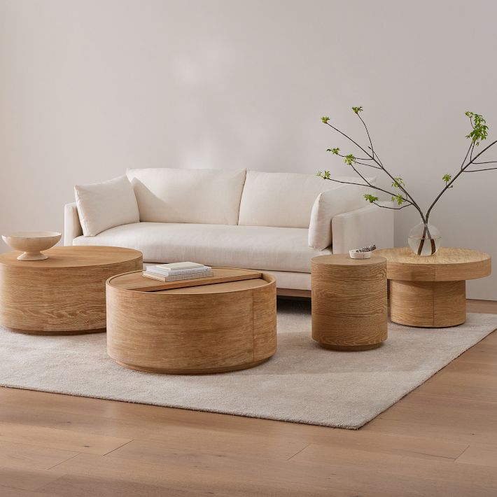 laya drum coffee table