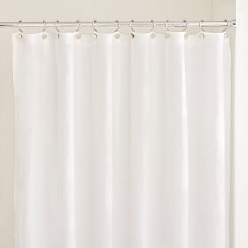 European Flax Linen Shower Curtain | West Elm