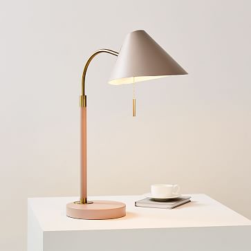 west elm blush lamp