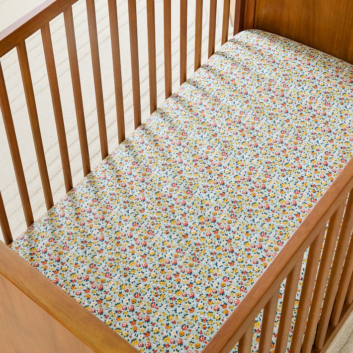 Misha & Puff Brimfield Floral Crib Fitted Sheet West Elm