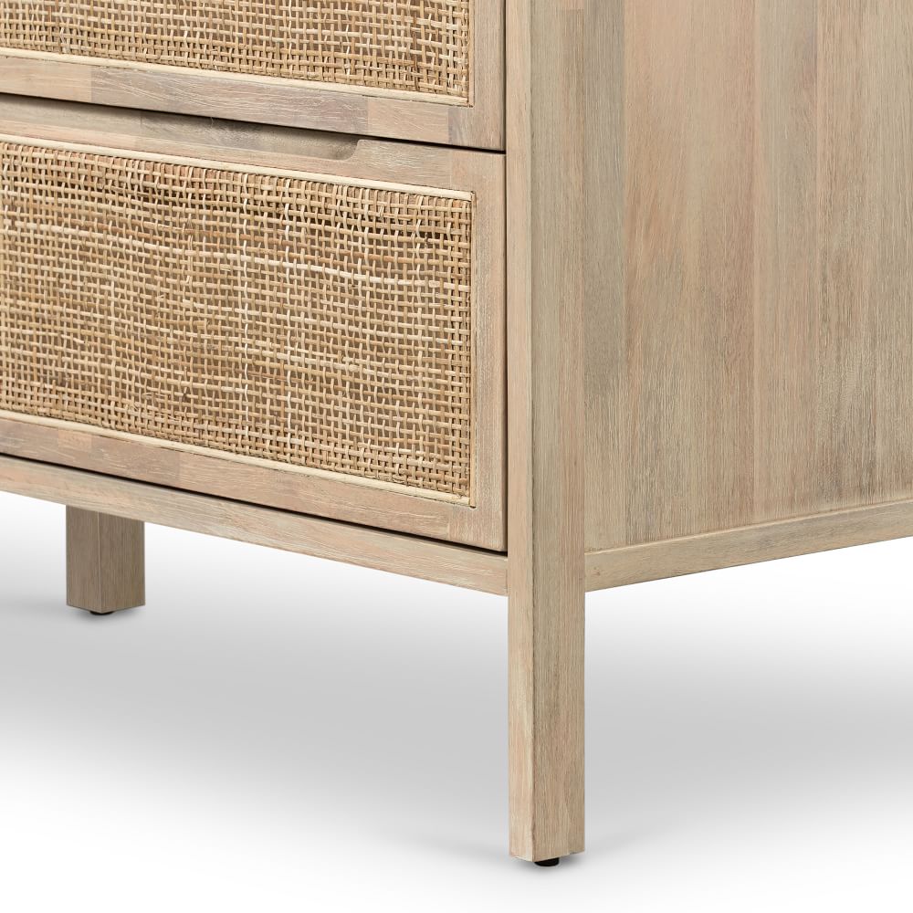 Modern Rattan 7Drawer Dresser (60") West Elm