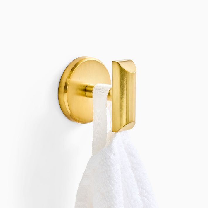 Mid-Century Bathroom Hardware - Towel Hook | West Elm