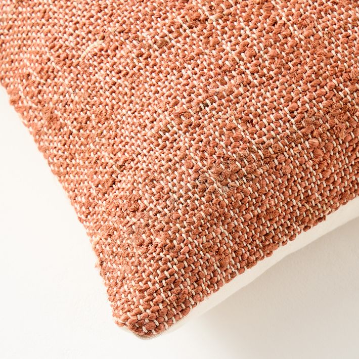 Colorblock Jute Pillow Cover West Elm