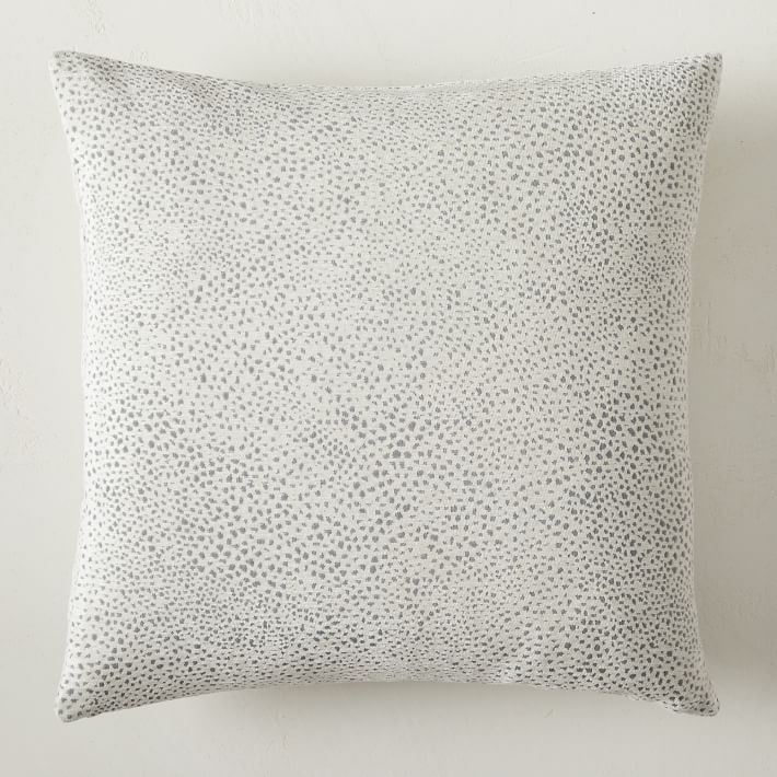 Dotted Chenille Jacquard Pillow Covers West Elm