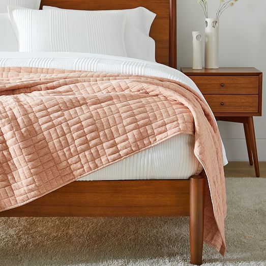 Cotton Cloud Jersey Bed Blanket West Elm