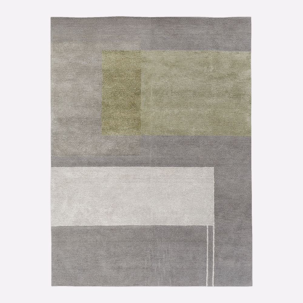 Colourblock Shine Rug | West Elm