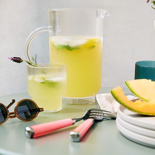 Fluted Acrylic Drinking Glasses West Elm