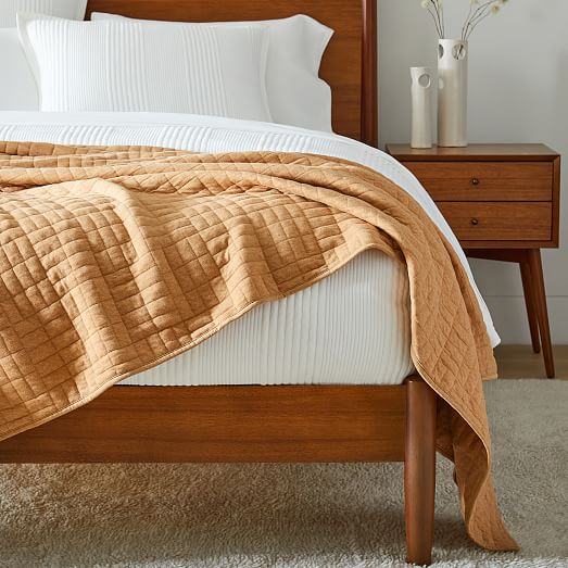 Cotton Cloud Jersey Bed Blanket West Elm