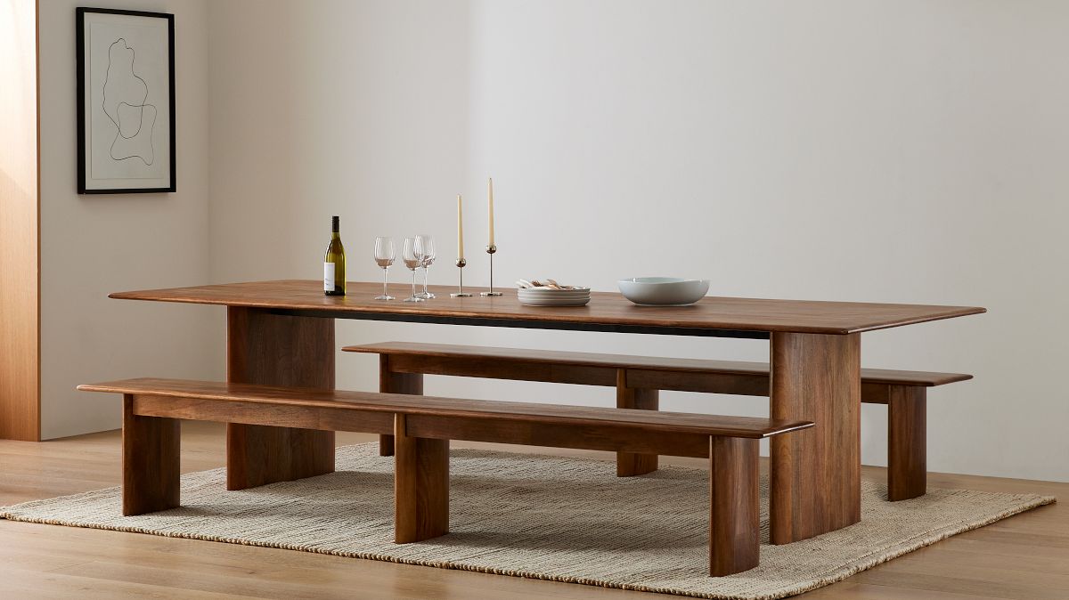 Anton Solid Wood Dining Table (72