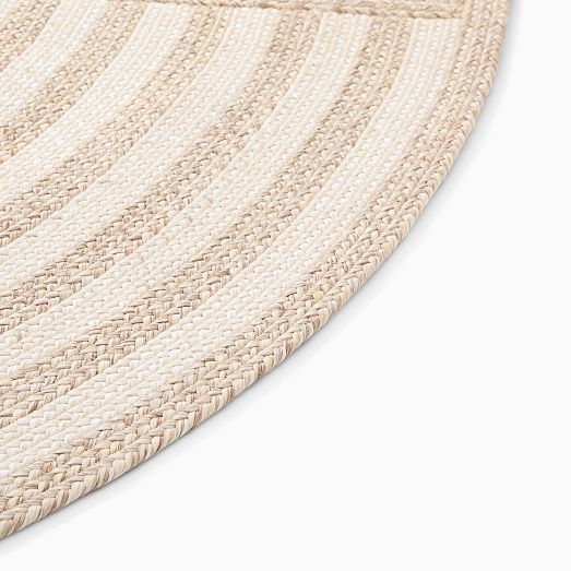 Striped Oblong Indoor/Outdoor Rug | West Elm