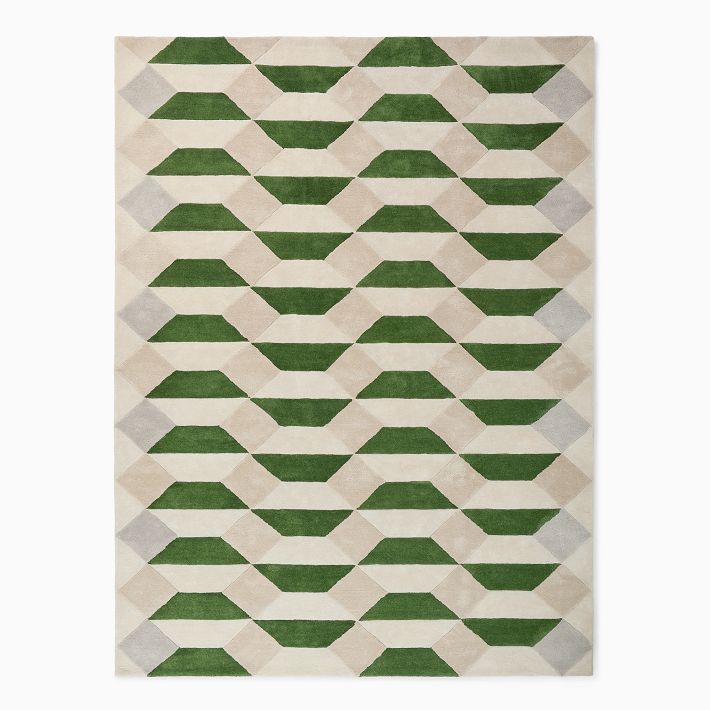 Faceted Tile Rug West Elm