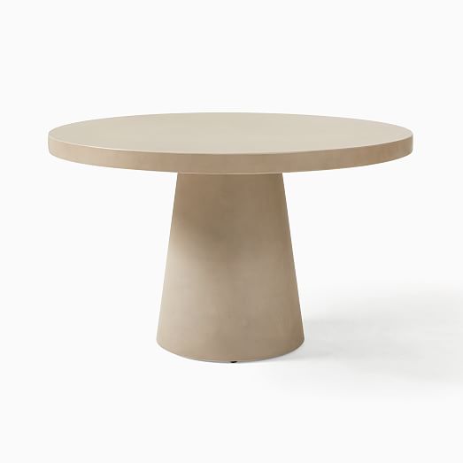 outdoor pedestal table