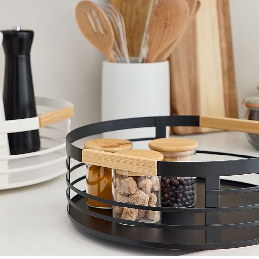 mDesign Metal Turntables West Elm