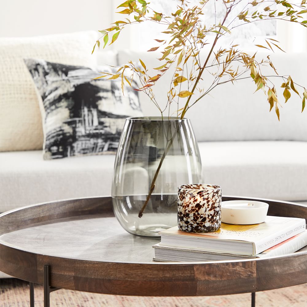 Willow Round Coffee Table Modern Living Room Furniture West Elm