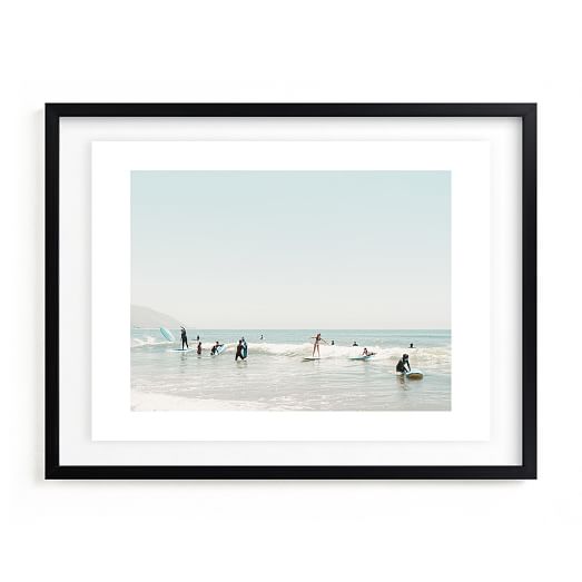 Surf School Framed Wall Art by Minted for West Elm | West Elm