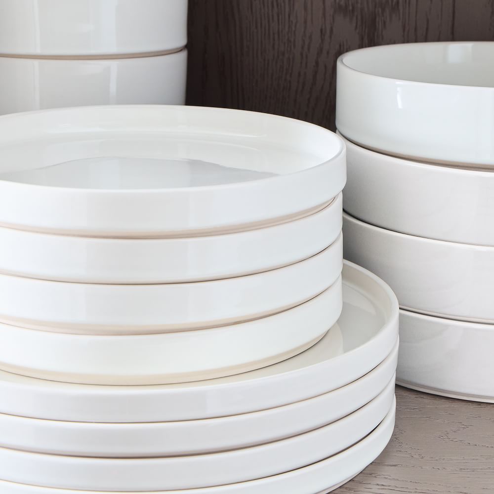 StraightSided Stoneware Dinnerware (Set of 20) West Elm