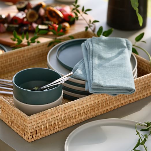 Merida Rattan Serveware West Elm