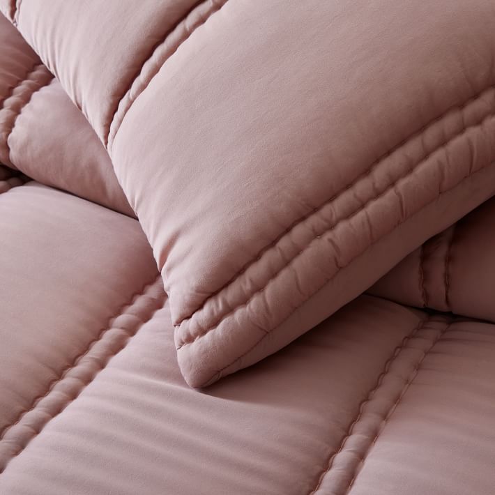 Silky TENCEL™ Plush Comforter & Shams West Elm