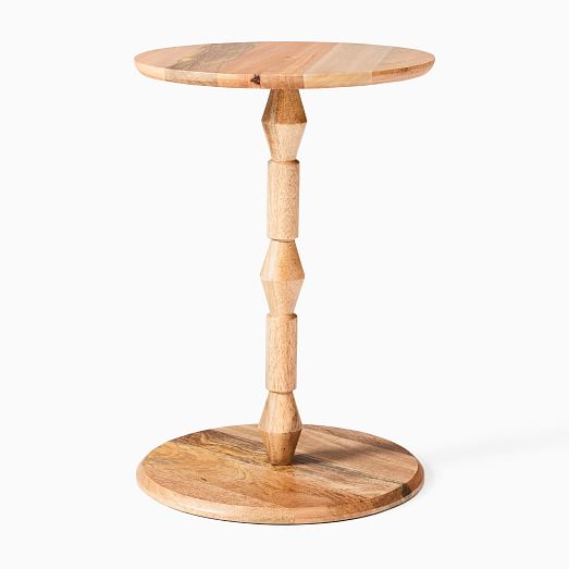 west elm wood side table