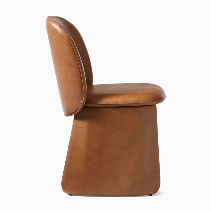 Evie Leather Dining Chair West Elm