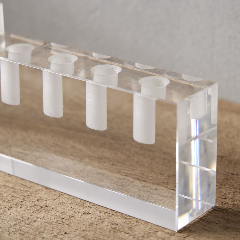 Glass Menorah West Elm