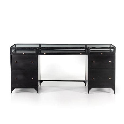 west elm black desk