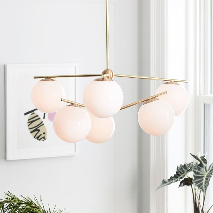 west elm balloon chandelier