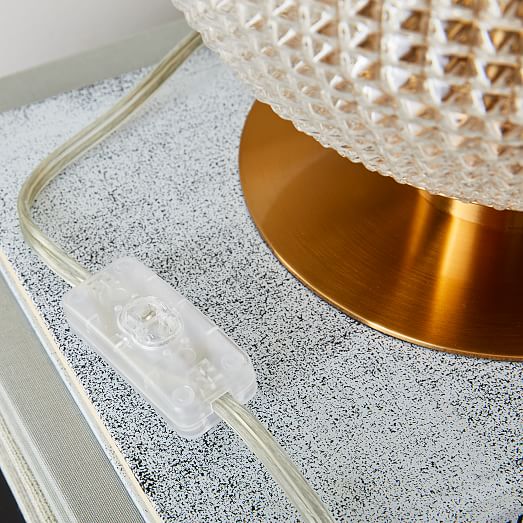 edie glass table lamp