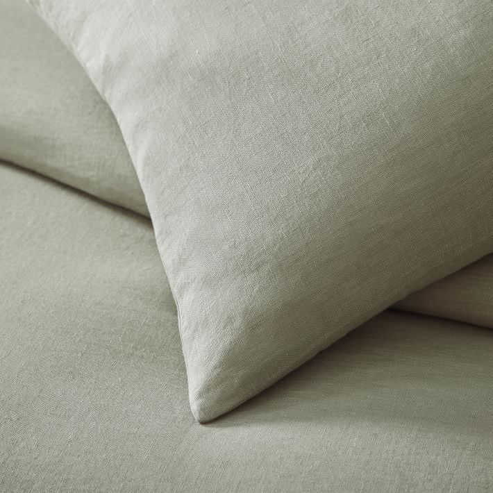 Linen Duvet Cover & Shams West Elm