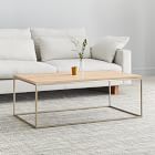 west elm streamline marble coffee table