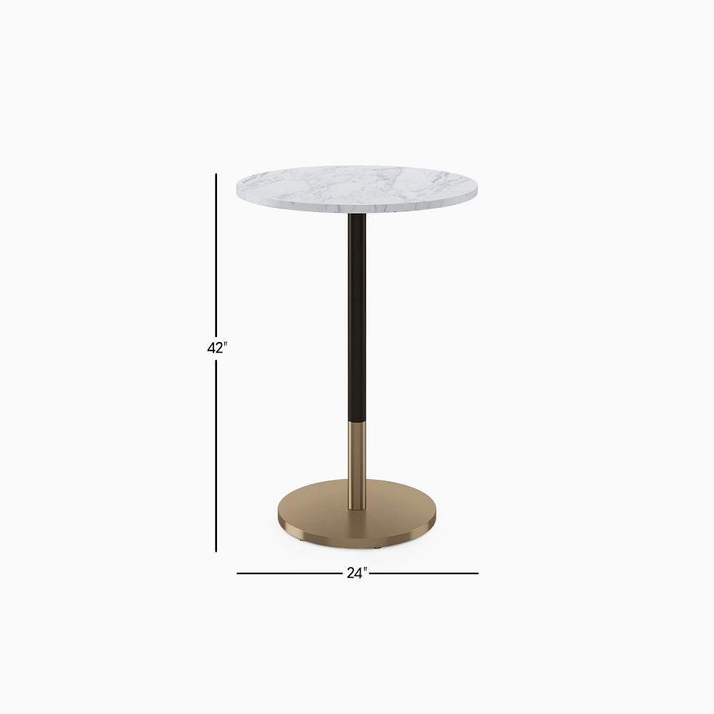 White Marble Bar Table West Elm