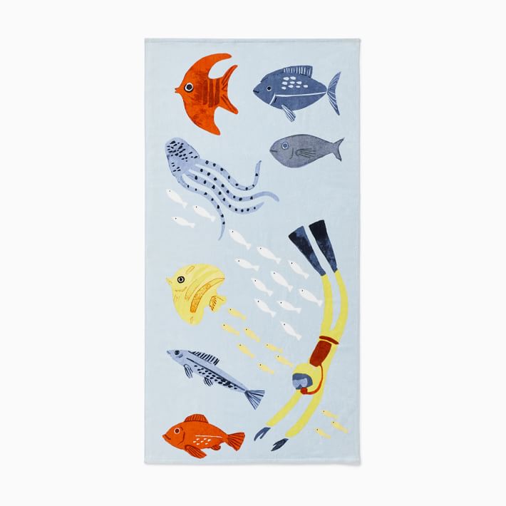 Aquatic Beach Towel | West Elm