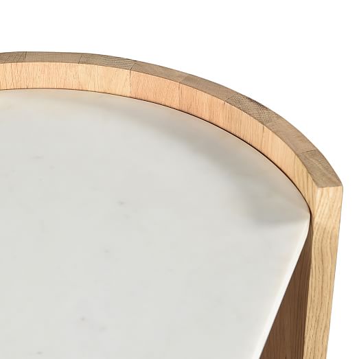 Curved Wood Legs Console Table (50") West Elm