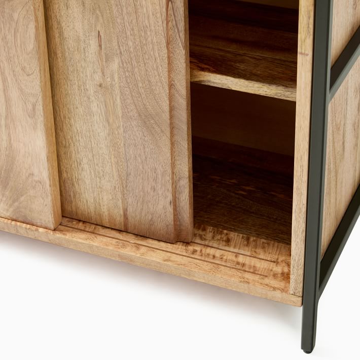 Industrial Storage Shallow Media Console (44") West Elm