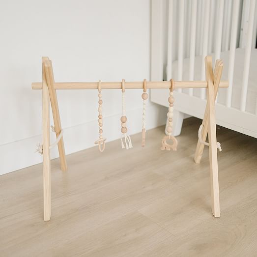 Poppyseed Play Wood Baby Gym | West Elm